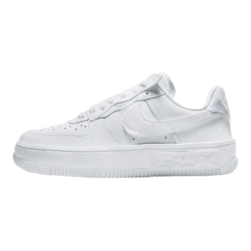 Nike Women's Air Force 1 Shoes, White/White, 9