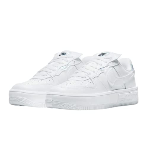 Nike Women's Air Force 1 Shoes, White/White, 9