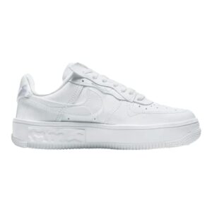 Nike Women's Air Force 1 Shoes, White/White, 9