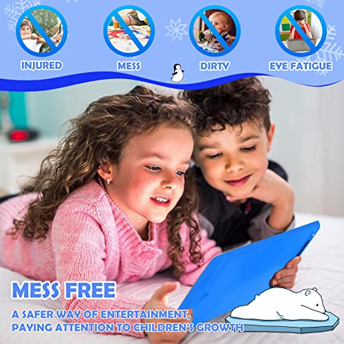LCD Writing Tablet for Kids, 10 Inch Doodle Board Drawing Pad for Kids Drawing Tablet Toys for 3-6 Years Old Girls Boys, Ocean Blue