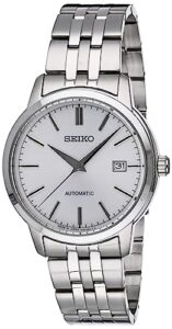 seiko essentials ss automatic silver dial