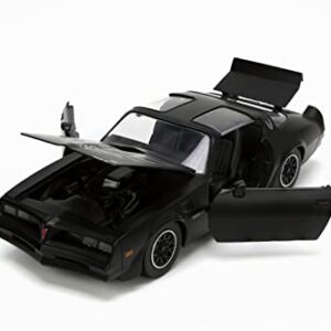 Jada Toys Big Time Muscle 1:24 1977 Pontiac Firebird Trans Am Die-cast Car, Toys for Kids and Adults (34038),Black