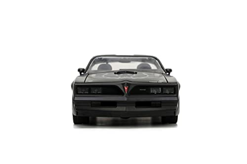 Jada Toys Big Time Muscle 1:24 1977 Pontiac Firebird Trans Am Die-cast Car, Toys for Kids and Adults (34038),Black