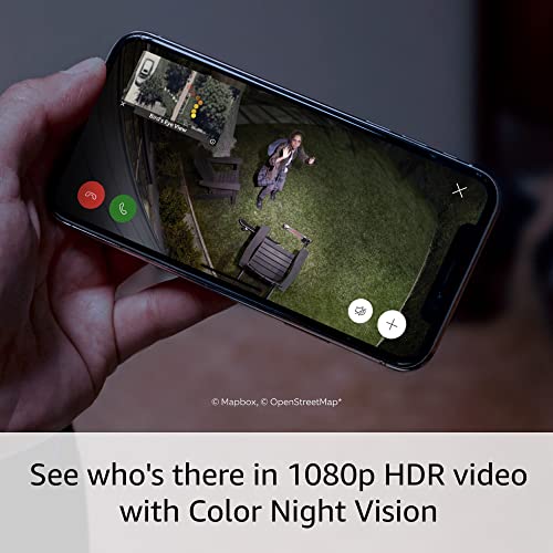 Ring Spotlight Cam Pro, Wired | 3D Motion Detection, Two-Way Talk with Audio+, and Dual-Band Wifi (2022 release) - White