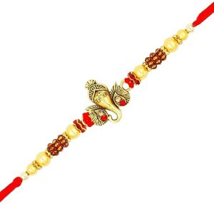 TrendBell Raksha Bandhan Ganpati Rakhi for Brother - PG11