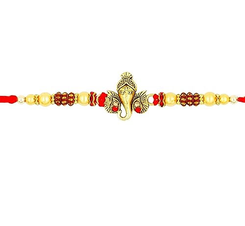 TrendBell Raksha Bandhan Ganpati Rakhi for Brother - PG11