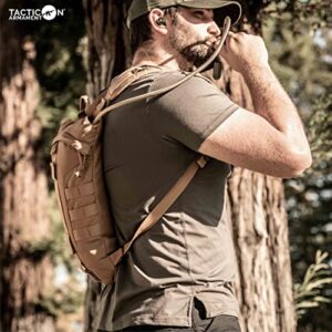 TACTICON Hydropack Elite | Tactical Bare Body Hydration Pack | Combat Veteran Owned Company | All Day Water Source | Hiking & Outdoor Bag | 3L Pocket