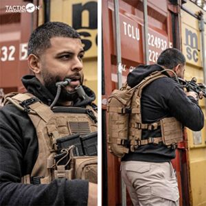 TACTICON Hydropack Elite | Tactical Bare Body Hydration Pack | Combat Veteran Owned Company | All Day Water Source | Hiking & Outdoor Bag | 3L Pocket