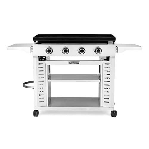 BBQGUYS Victory Propane Griddle 36-Inch 4-Burner Propane Gas Griddle LP Griddle