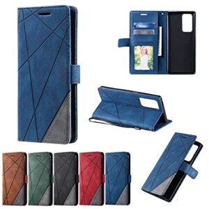 phone flip covers wallet case for oppo reno 6 pro plus 5g case, pu leather flip folio case with card holders [shockproof tpu inner shell] phone cover, protective case protective cover case skin