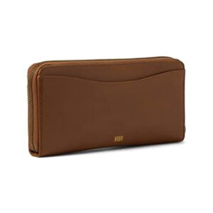 HOBO Max Large Zip Around Wallet For Women - Leather Construction With Cotton Lining, Smart and Trendy Wallet Truffle One Size One Size