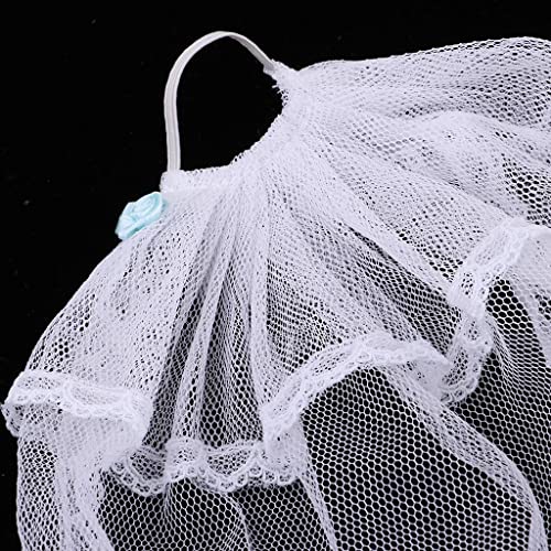 Esquirla White Doll Wedding Veil for Wedding Dress Clothes for 12 Inches