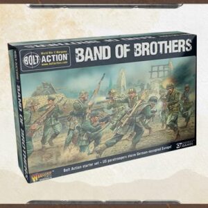 Wargames Delivered Bolt Action Miniatures - Band of Brothers Starter Set- Italian Language. 28mm WWII Miniature Models and Army Tank Models for Miniature Wargaming by Warlord Games