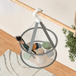 hjnatty foldable clothes drying hanger racks prevent clothes from deforming. laundry basket for drying underwear,baby clothes,socks,towel,hat,scarf,cloth diapers,gloves, beauty eggs and brushes.