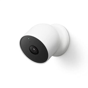 google nest cam outdoor or indoor, battery - 2nd generation - 1 pack (renewed)