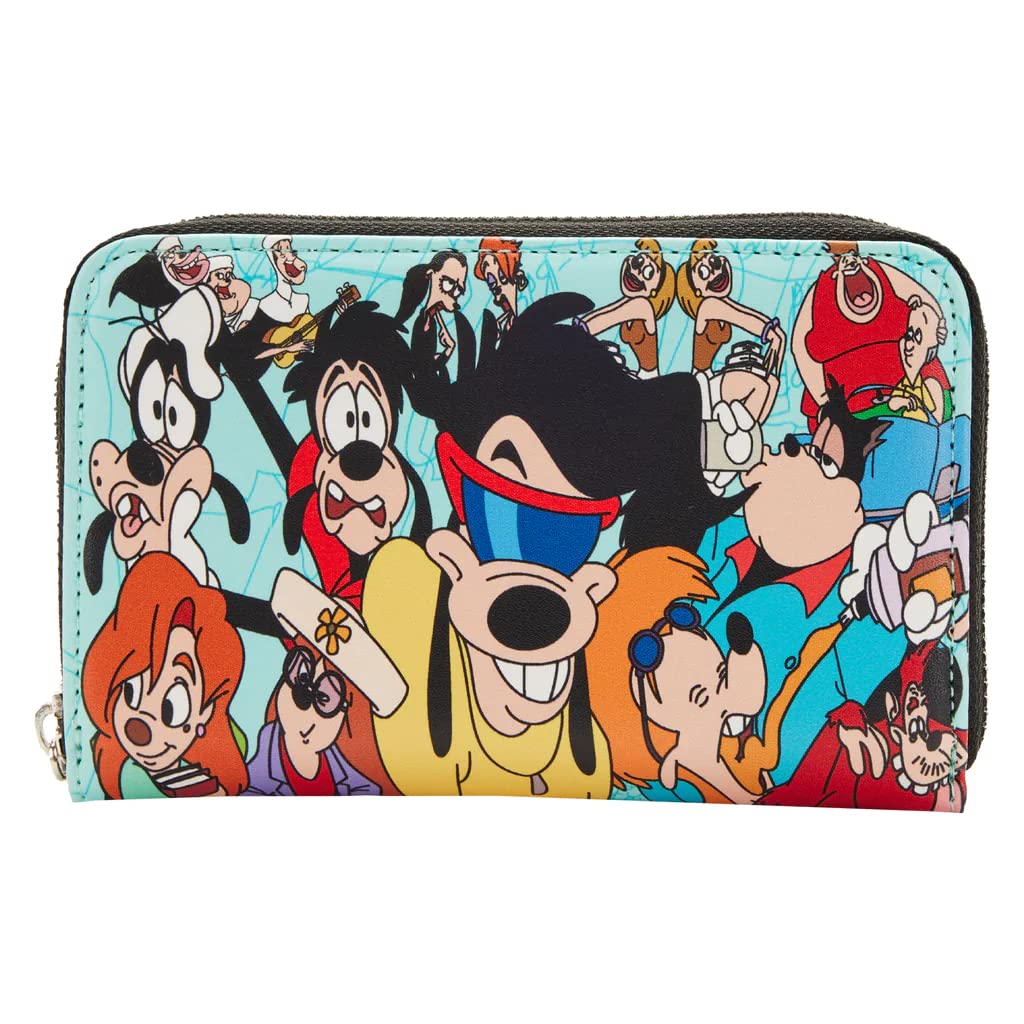 Loungefly A Goofy Movie Moments Zip Around Wallet