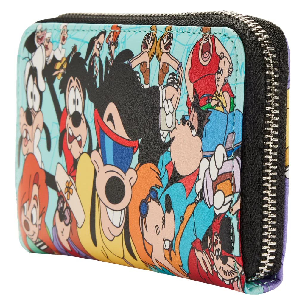 Loungefly A Goofy Movie Moments Zip Around Wallet