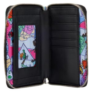 Loungefly A Goofy Movie Moments Zip Around Wallet