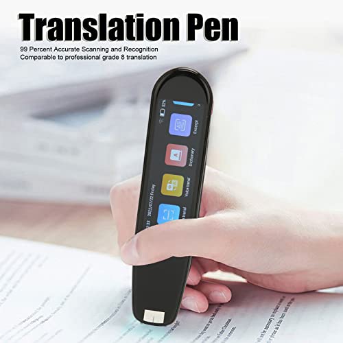 2022 Upgraded Scan Translation Pen, S3 Pro OCR Digital Reader Pen Voice Translator Device, for Meetings Travel Learning, Dictionary Pen, Book Reader, Exam Reading Pen for Students