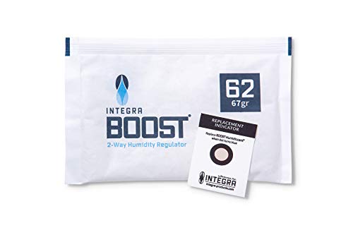 Integra Boost RH 2-Way Humidity Control, 62 Percent, 67 Gram (Pack of 6)