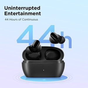 1MORE Omthing AirFree Buds, Wireless Earbuds Bluetooth 5.3 Headphones, 44 Hours Playtime, 8mm Dynamic Driver, Adjustable EQ Modes, Smart Noise Cancellation, Black