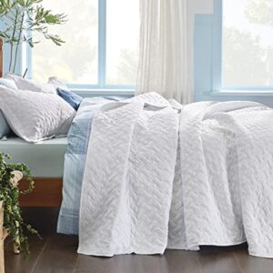 Bedsure California King Quilt Set - Lightweight Summer Quilt Cal King - White Bedspreads California King Size - Bedding Coverlets for All Seasons (Includes 1 Quilt, 2 Pillow Shams)