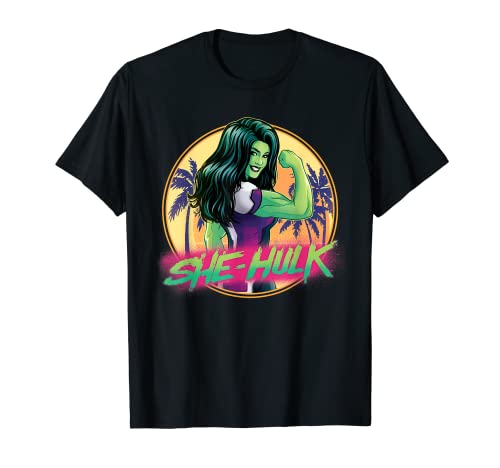 Marvel She-Hulk Jennifer Walters Palm Tree Flex T-Shirt