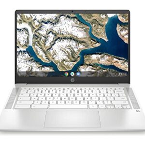 HP Chromebook 14a-na0017ds, Intel Celeron N4120 , 4 GB LPDDR4 RAM, 128 GB eMMC, 14" HD Touchscreen Display, Chrome OS (Renewed)