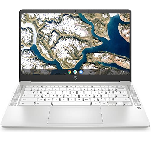 HP Chromebook 14a-na0017ds, Intel Celeron N4120 , 4 GB LPDDR4 RAM, 128 GB eMMC, 14" HD Touchscreen Display, Chrome OS (Renewed)