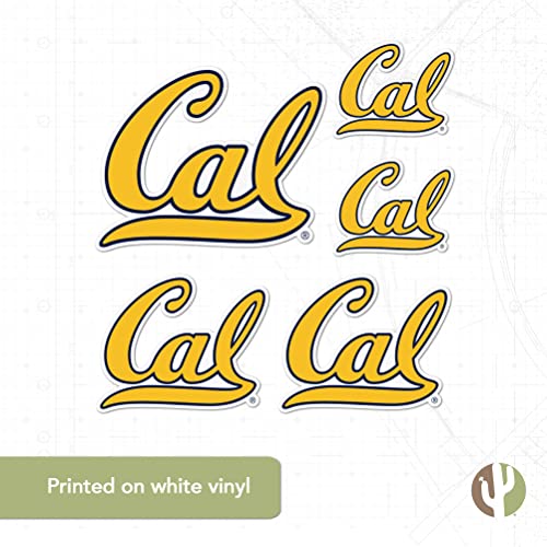 University of California Berkeley Sticker Golden Bears Cal UC Stickers Vinyl Decals Laptop Water Bottle Car Scrapbook T3 (Type 3-3)
