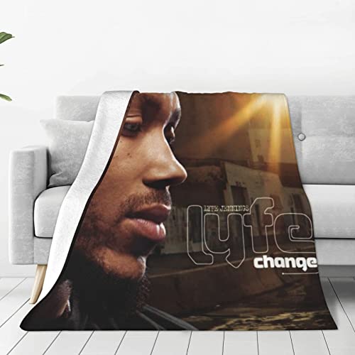 Flannel Blanket Lyfe Jennings Soft Lightweight Throw Blanket Warm Durable Sofa Couch Decor Beding 50"X40"