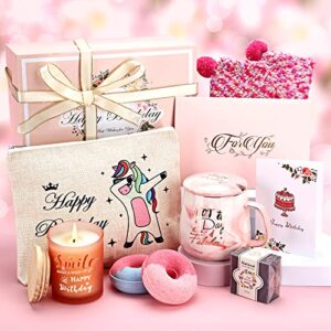birthday gifts for women, personalized relaxing spa gift box basket for sister girlfriend wife best friend grandma mom daughter, gifts for women birthday unique happy birthday presents for her