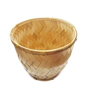 Sticky Rice Steamer Basket Size 8.5 inches With Bottom Plate (Only Basket)