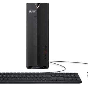 Acer Aspire XC-1660G-UW94 Desktop with 23.8” Full HD Monitor | 10th Gen Intel Core i3-10105 Processor | 8GB DDR4 | 256GB SSD | 8X DVD | Wireless Wi-Fi 6 AX201 | Bluetooth 5.2 | Windows 11 Home