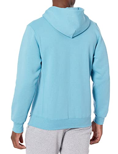 Russell Athletic Men's Hoodie Dri-Power Fleece Hoodies & Sweatshirts, Moisture Wicking, Cotton Blend, Relaxed Fit, Sizes S-4X, Arctic Blue, Small