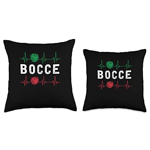 Boules - Lawn Bowls Bocce Ball Sports Designs Ball Player Boules Bocce Throw Pillow, 16x16, Multicolor