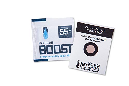 Integra Boost RH 2-Way Humidity Control, 55 Percent, 2 Gram (Pack of 6)