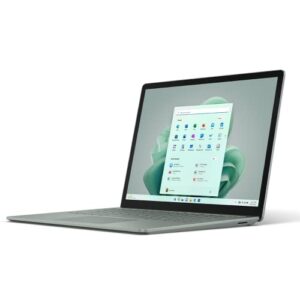 microsoft surface laptop 5 (2022), 13.5" touch screen, thin & lightweight, long battery life, fast intel i5 processor for multi-tasking, 512gb storage with windows 11, sage