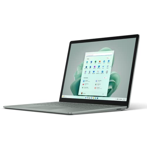 Microsoft Surface Laptop 5 (2022), 13.5" Touch Screen, Thin & Lightweight, Long Battery Life, Fast Intel i5 Processor for Multi-Tasking, 512GB Storage with Windows 11, Sage