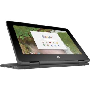 HP Chromebook x360 11 G1 EE 11.6" Touch 4GB 32GB SSD Celeron� N3350 1.1GHz ChromeOS,�Gray (Renewed)