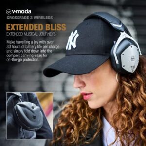 V-MODA Crossfade 3 Wireless, Matte Black