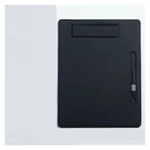 tomyeus file folders a4 business pad folder board exam writing board pad board special clip book stationery writing pad cardboard signature classification folders tabs inserts (color : a4-black)
