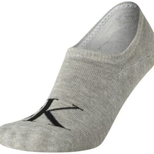 Calvin Klein Women's Socks - Comfort Cuff Sneaker Liner (6 Pack), Size 4-10, Grey Logo Assorted