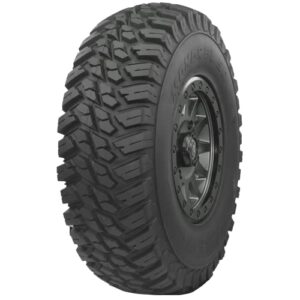 gbc mongrel sq 32x9.50r14 10-ply rated atv/utv tire - square shoulder design—tire only