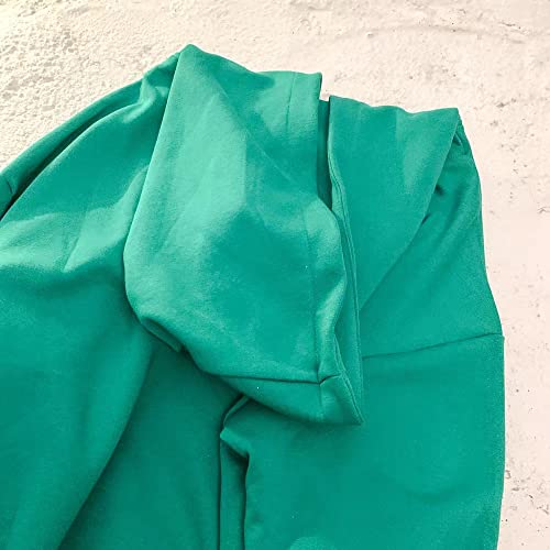 NIGEIYEME Unisex Star Y2k Zip Up Hoodie Long Sleeve Star Print Vintage Sweatshirt E-girl Halloween Casual Top Streetwear Jacket (Green,XXL,US,Alpha,Unisex,Adult,XX-Large,Regular,Regular)