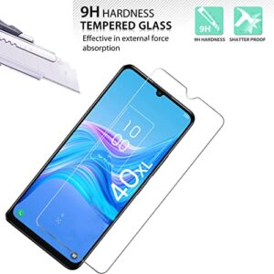 Tznzxm [3-Pack] Screen Protector for TCL 40XL Tempered Glass,Tempered Glass for TCL 40XL Screen Protector,Case Friendly 9H Hardness HD Anti-Scratch, Bubble Free Film for TCL 40 XL