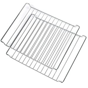 cosori 2 pcs oven rack for cook & bake, non-stick coating, carbon-steel