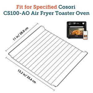 COSORI 2 Pcs Oven Rack for Cook & Bake, Non-stick coating, Carbon-Steel