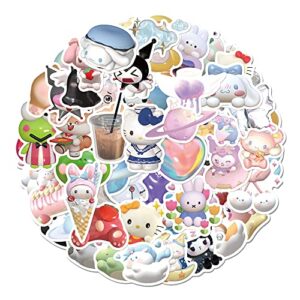 kids stickers bulk110 pcs 3d ins kuromi cute kids stickers, kids stickers for water bottles，waterproof stickers for phone cases, laptops, water glasses, books, fashion stickers for any age.
