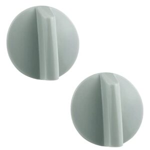 2 pcs wp12x10002 air conditioner control knob replacement part - compatible with some ge room window air conditioner replaces for wp12x10002
